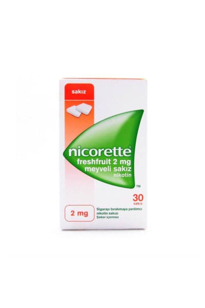 NICORETTE FRESHFRUIT 2 MG 30 MEYVELI SAKIZ 1 NICORETTE FRESHFRUIT 2 MG 30 MEYVELI SAKIZ 23785