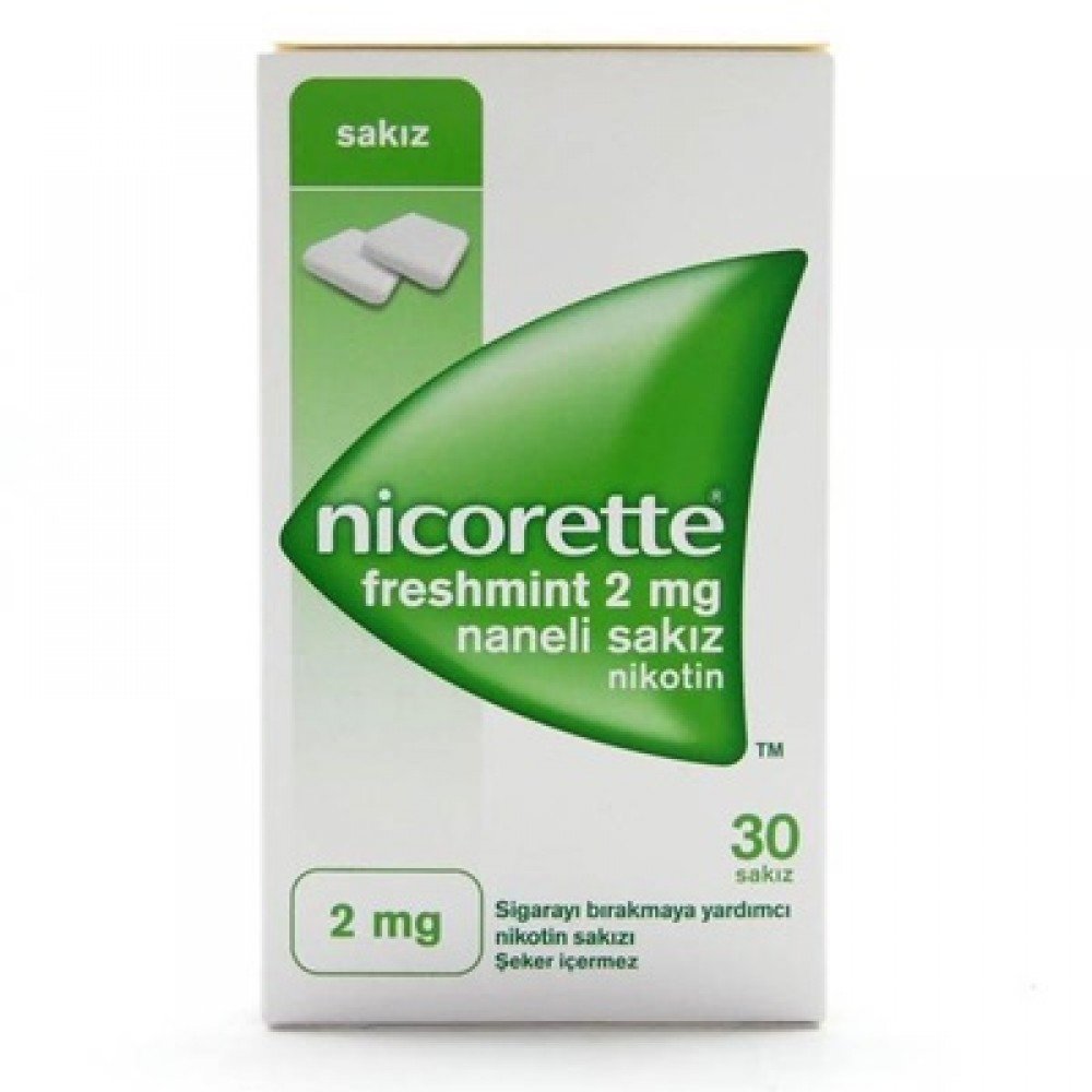 NICORETTE FRESHMINT 4 MG 30 NANELI SAKIZ 1 NICORETTE FRESHMINT 4 MG 30 NANELI SAKIZ 23790