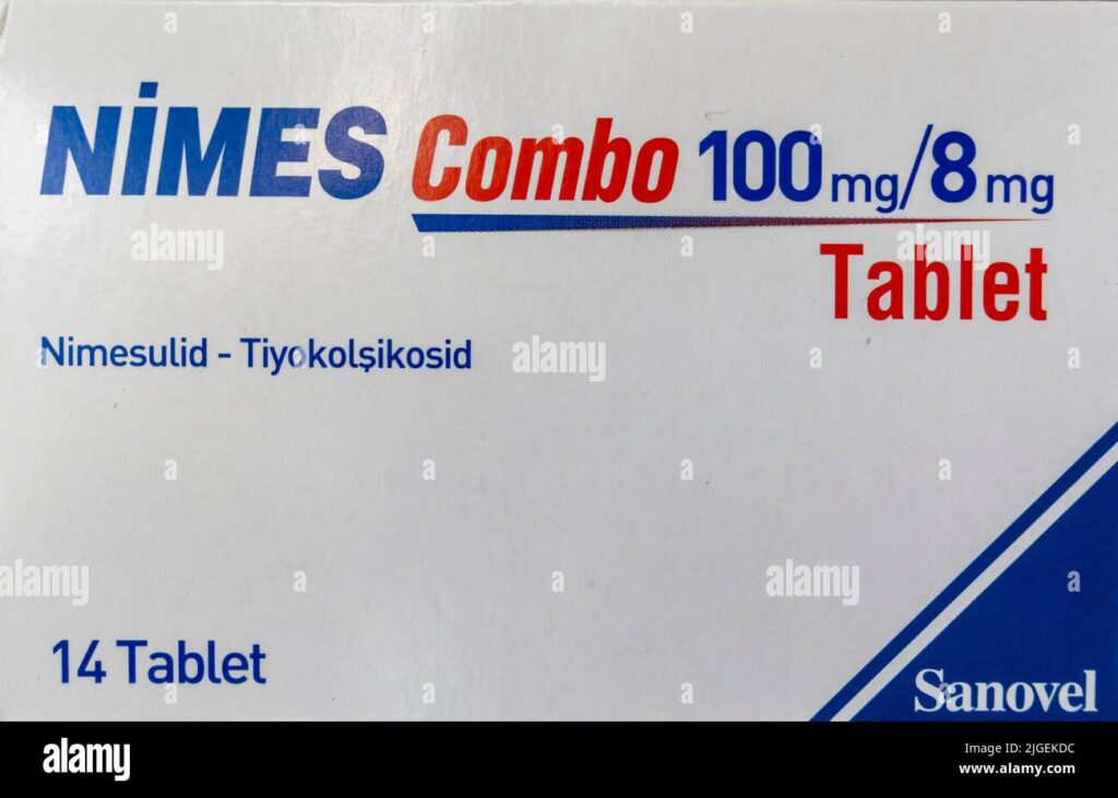 NIMES COMBO 100 MG/ 8 MG 14 TABLET 1 NIMES COMBO 100 MG 8 MG 14 TABLET 23812