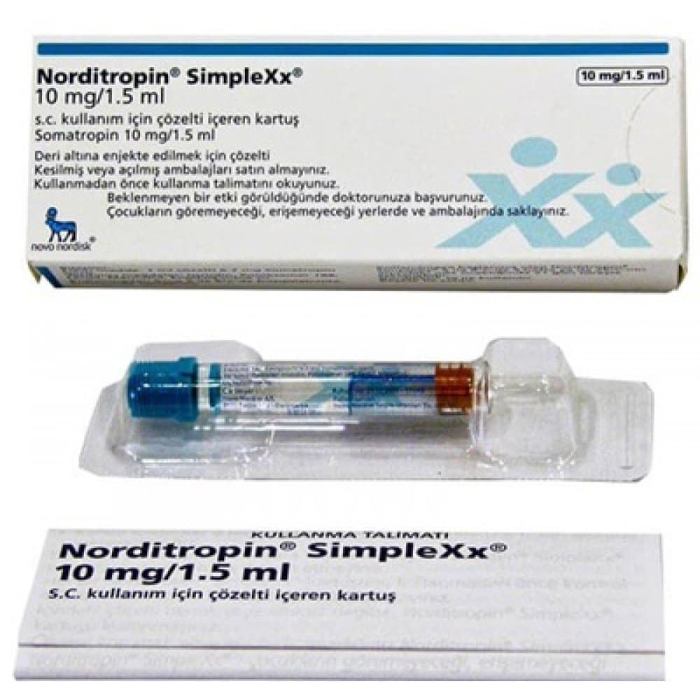 NORDITROPIN SIMPLEX 10 MG /1,5 ML 1 PENFILL KARTUS 1 NORDITROPIN SIMPLEX 10 MG 15 ML 1 PENFILL KARTUS 32562