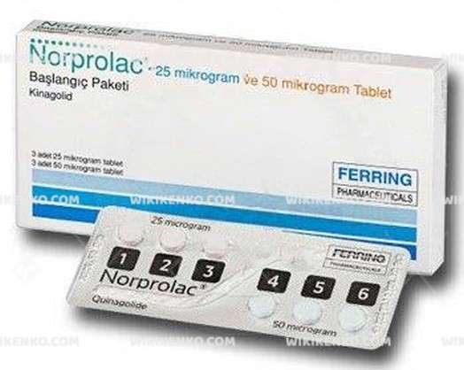 NORPROLAC 25 MCG/50 MCG TABLET ICEREN BASLANGIC PAKETI 6 TABLET 1 NORPROLAC 25 MCG 50 MCG TABLET ICEREN BASLANGIC PAKETI 6 TABLET 32580