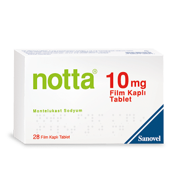NOTTA 10 MG FILM KAPLI TABLET (28 TABLET) 1 NOTTA 10 MG FILM KAPLI TABLET 28 TABLET 23860