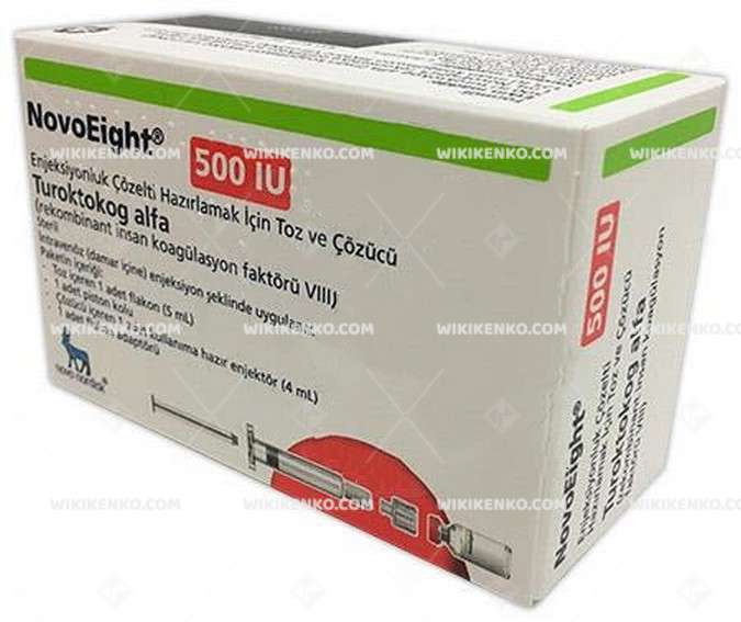 NOVOEIGHT 500IU ENJEKSIYONLUK COZELTI HAZIRLAMAK ICIN TOZ VE COZUCU 1 NOVOEIGHT 500IU ENJEKSIYONLUK COZELTI HAZIRLAMAK ICIN TOZ VE COZUCU 23886