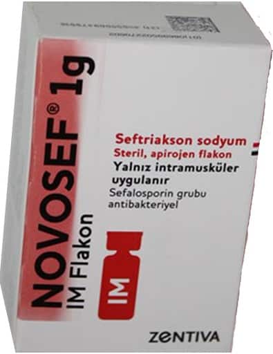 NOVOSEF 1000 MG IM 1 FLAKON 1 NOVOSEF 1000 MG IM 1 FLAKON 23897