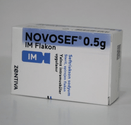 NOVOSEF 500 MG IM 1 FLAKON 1 NOVOSEF 500 MG IM 1 FLAKON 23899