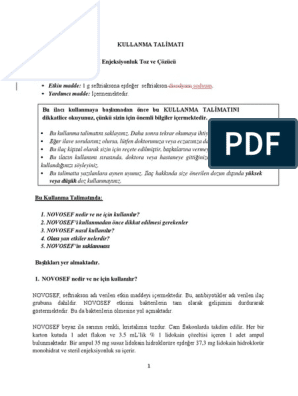 NOVOSEF 500 MG IV 1 FLAKON 1 NOVOSEF 500 MG IV 1 FLAKON 23900