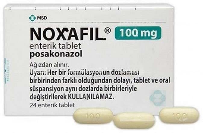 NOXAFIL 100 MG 24 ENTERIK TABLET 1 NOXAFIL 100 MG 24 ENTERIK TABLET 23904