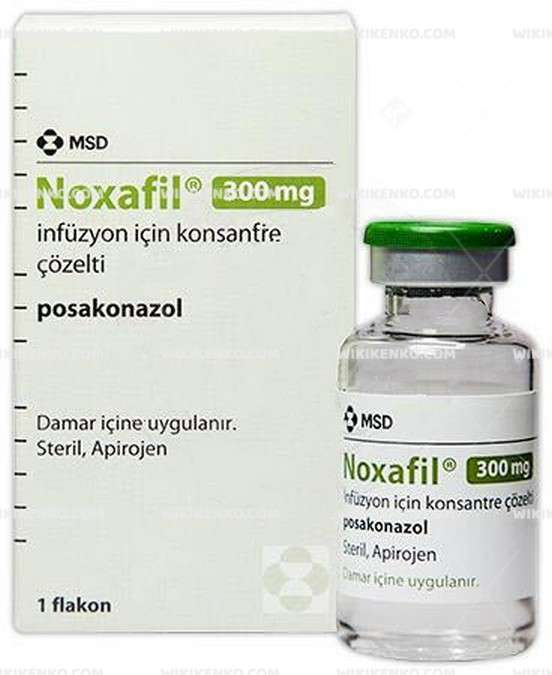 NOXAFIL 300 MG INFUZYON ICIN KONSANTRE COZELTI 1 NOXAFIL 300 MG INFUZYON ICIN KONSANTRE COZELTI 23905