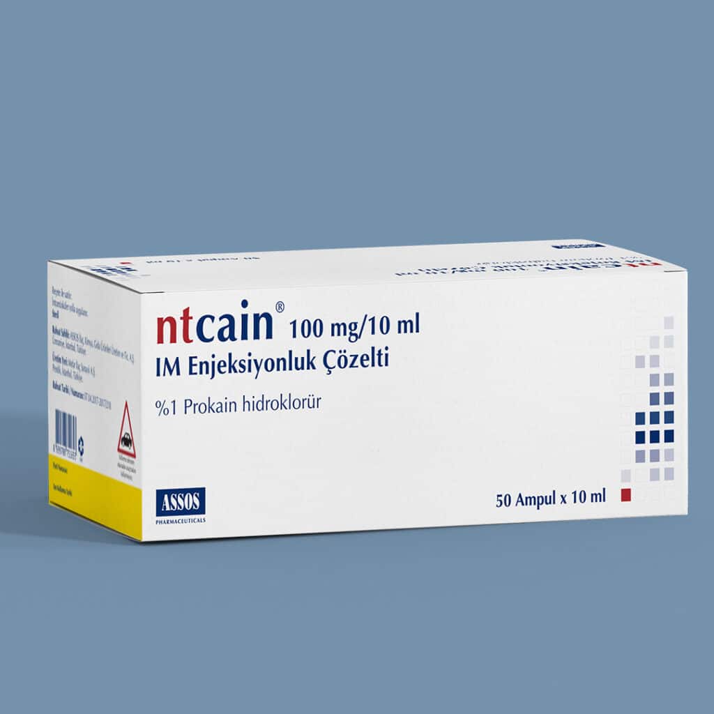 NTCAIN 100 MG 10ML IM AMPUL50 AMPUL 23908