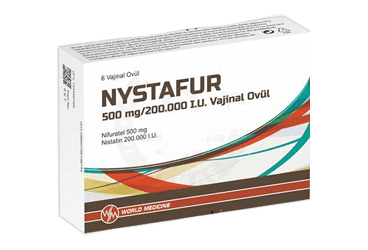 NYSTAFUR 500 MG/200.000 I.U. VAJINAL OVUL (12 OVUL) 1 NYSTAFUR 500 MG 200.000 I.U. VAJINAL OVUL 12 OVUL 32681