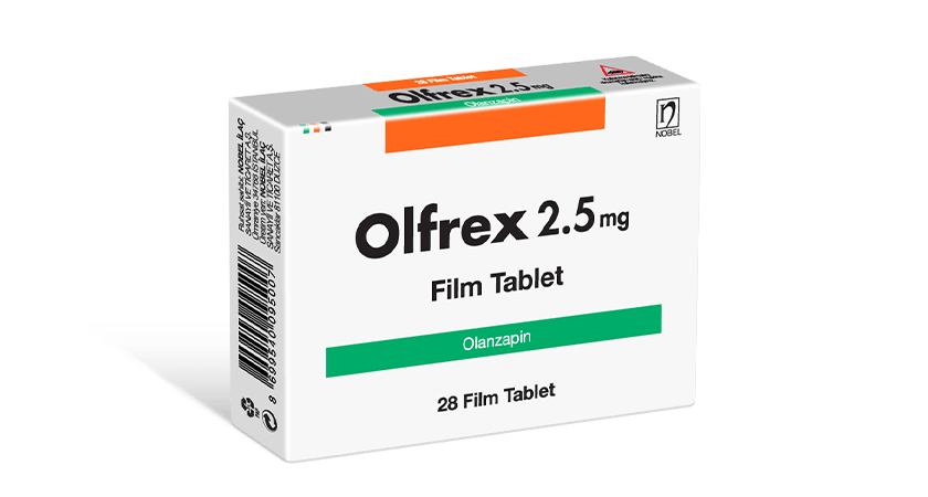 OLFREX 2,5 MG 28 FILM TABLET 1 OLFREX 25 MG 28 FILM TABLET 23972