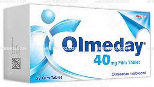 OLMEDAY 40 MG 28 FILM TABLET 1 OLMEDAY 40 MG 28 FILM TABLET 32779