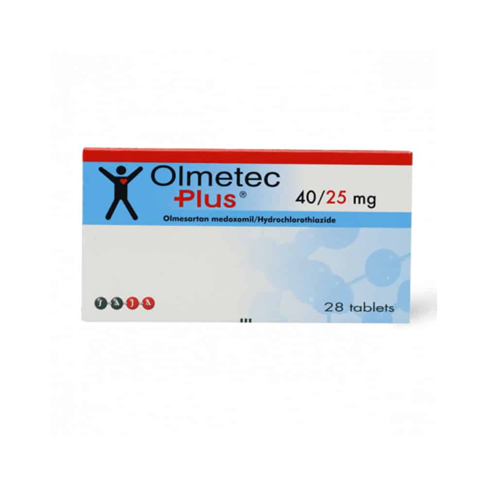 OLMETEC PLUS 40 MG/25 MG 28 FILM TABLET 1 OLMETEC PLUS 40 MG 25 MG 28 FILM TABLET 23994