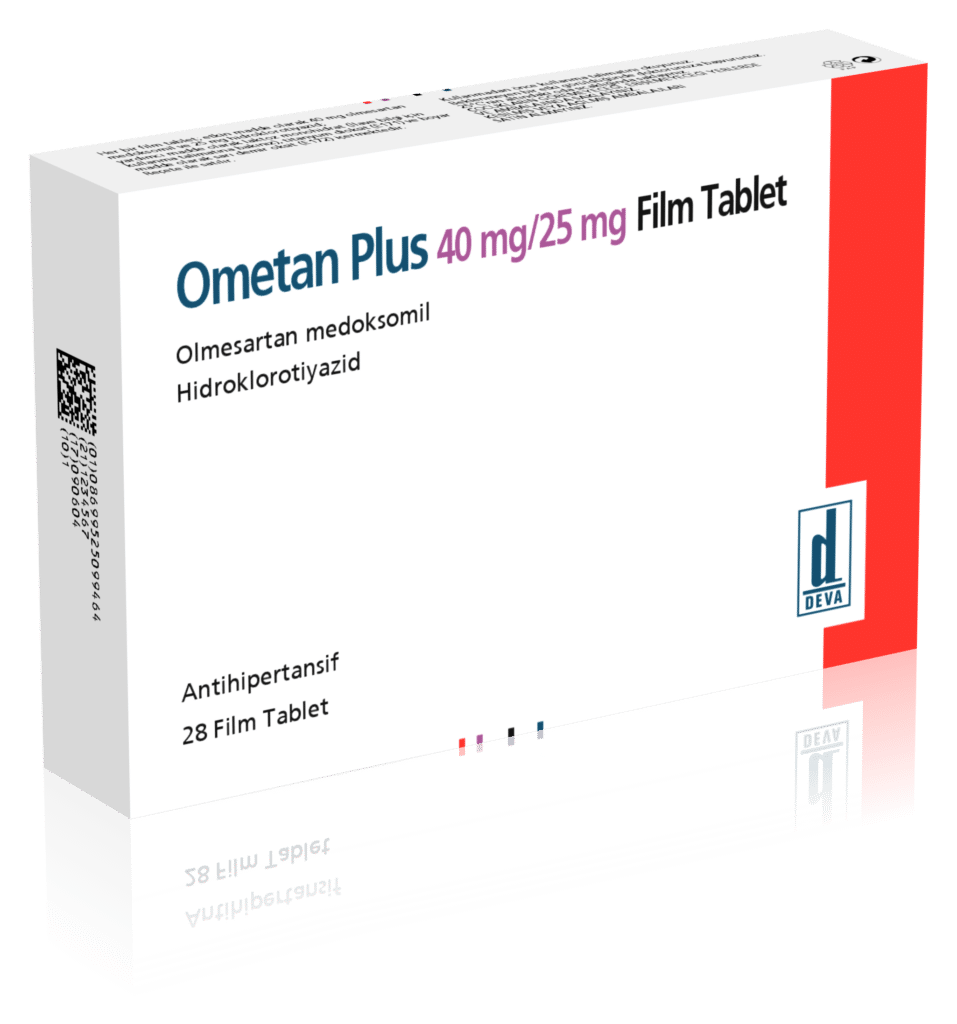 OMETAN PLUS 20 MG/25 MG 28 FILM KAPLI TABLET 1 OMETAN PLUS 20 MG 25 MG 28 FILM KAPLI TABLET 32834