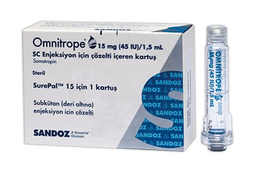 OMNITROPE 15 MG (45 IU)/1,5 ML SC ENJ. ICIN COZELTI ICEREN 1 KARTUS 1 OMNITROPE 15 MG 45 IU 15 ML SC ENJ. ICIN COZELTI ICEREN 1 KARTUS 24017