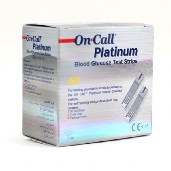 ON CALL PLATINIUM BLOOD GLUCOSE TEST STRIPS 1 ON CALL PLATINIUM BLOOD GLUCOSE TEST STRIPS 32846