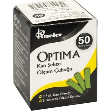 OPTIMA BLOOD 50 SEKER STRIP 1 OPTIMA BLOOD 50 SEKER STRIP 24058