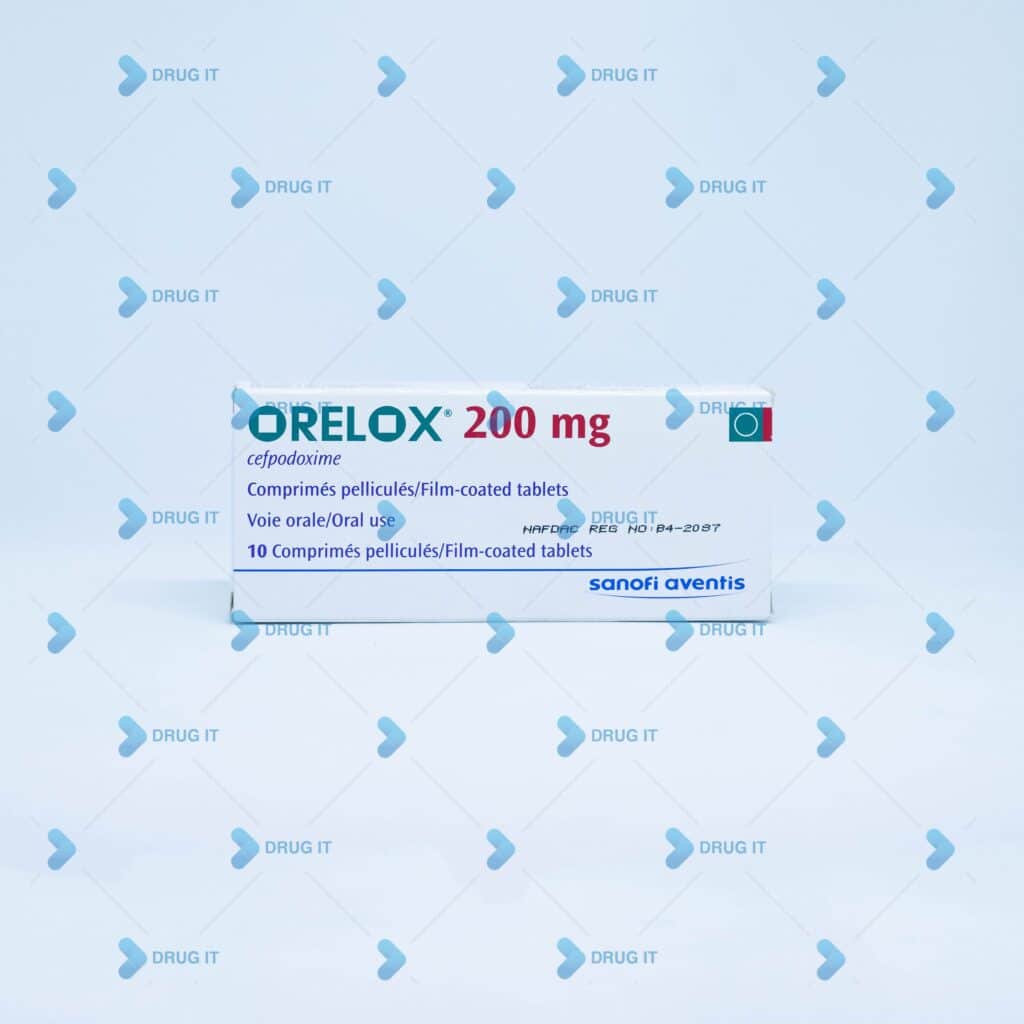 ORELOX 200 MG 15 TABLET 1 ORELOX 200 MG 15 TABLET 32963