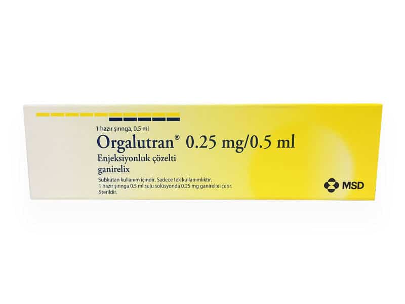ORGALUTRAN 0,25 MG/0.5 ML 1 HAZIR SIRINGA 1 ORGALUTRAN 025 MG 0.5 ML 1 HAZIR SIRINGA 24067