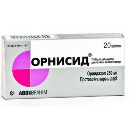 ORNISID 250 MG 20 FILM TABLET 24071