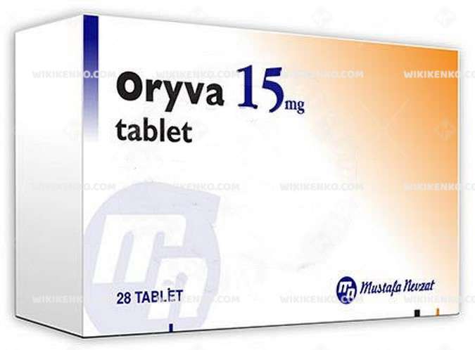 ORYVA 15 MG 28 TABLET 1 ORYVA 15 MG 28 TABLET 24082