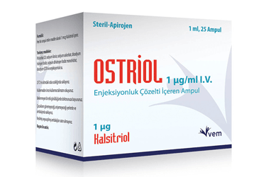 OSTRIOL 1 MCG/ML IV 1 MLX 25 AMPUL/KUTU 1 OSTRIOL 1 MCG ML IV 1 MLX 25 AMPUL KUTU 24097