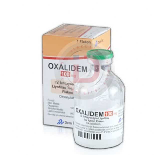 OXALIDEM 100 MG IV INFUZYON ICIN LIYOFILIZE TOZ ICEREN FLAKON 1 OXALIDEM 100 MG IV INFUZYON ICIN LIYOFILIZE TOZ ICEREN FLAKON 33028