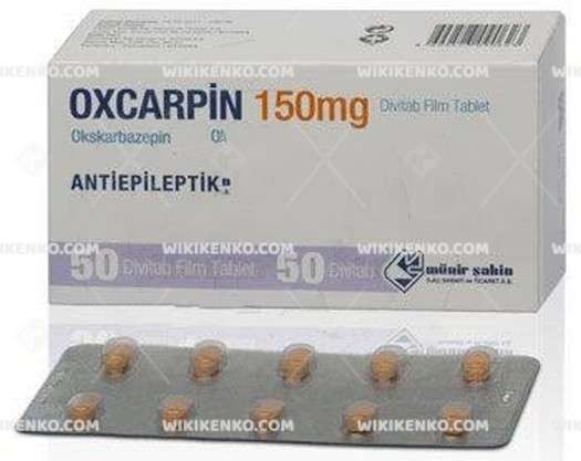 OXCARPIN 150 MG 50 DIVITAB FILM TABLET 1 OXCARPIN 150 MG 50 DIVITAB FILM TABLET 33046
