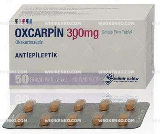 OXCARPIN 300 MG 50 DIVITAB FILM TABLET 1 OXCARPIN 300 MG 50 DIVITAB FILM TABLET 33047