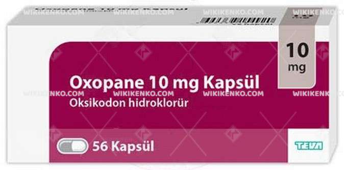 OXOPANE 10 MG 56 KAPSUL 1 OXOPANE 10 MG 56 KAPSUL 24119