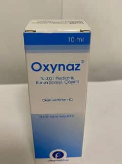 OXYNAZ %0,01 PEDIATRIK BURUN SPREYI, COZELTI 1 OXYNAZ 001 PEDIATRIK BURUN SPREYI COZELTI 24123