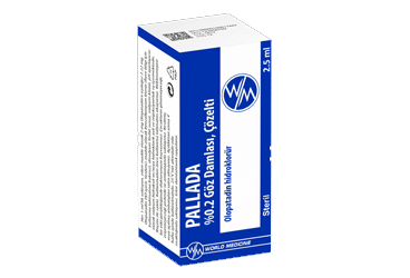 PALLADA % 0.2 OFTALMIK SOLUSYON 2,5 ML 1 PALLADA 0.2 OFTALMIK SOLUSYON 25 ML 24145