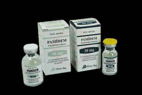 PAMIDEM 30 MG IV ENJEKSIYON ICIN LIYOFILIZE TOZ ICEREN 1 FLAKON 1 PAMIDEM 30 MG IV ENJEKSIYON ICIN LIYOFILIZE TOZ ICEREN 1 FLAKON 33109