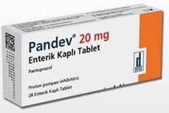 PANDEV 20 MG 28 ENTERIK KAPLI TABLET 1 PANDEV 20 MG 28 ENTERIK KAPLI TABLET 24160