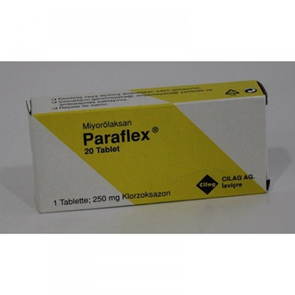 PARAFLEX 250 MG TABLET 20 TABLET 24189