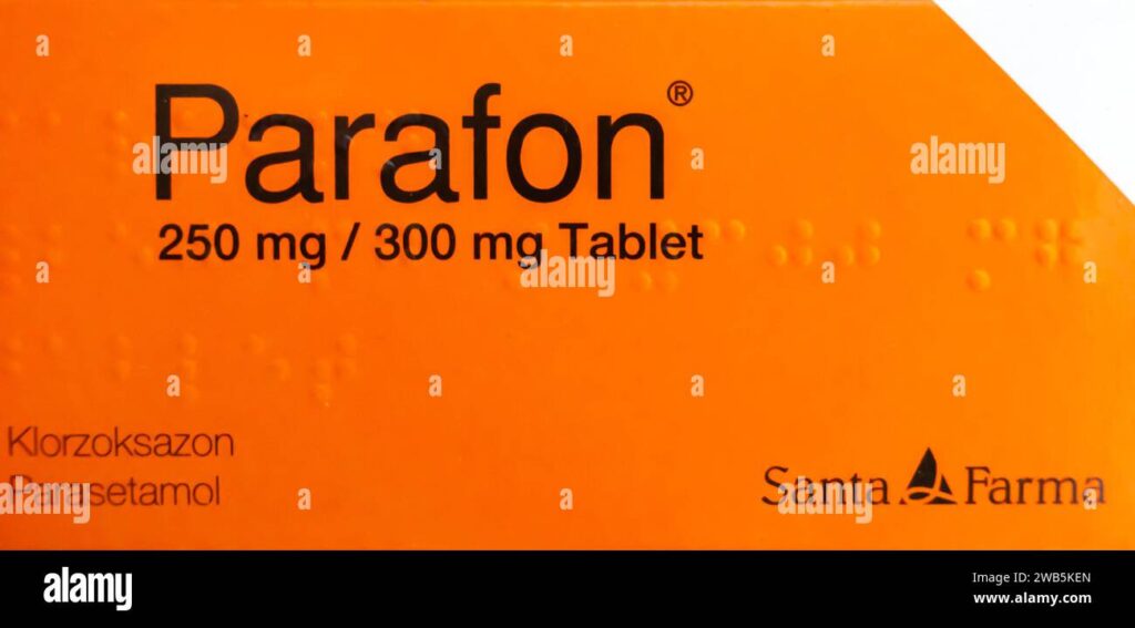 PARAFON 250 MG/300 MG TABLET (20 TABLET) 1 PARAFON 250 MG 300 MG TABLET 20 TABLET 24190