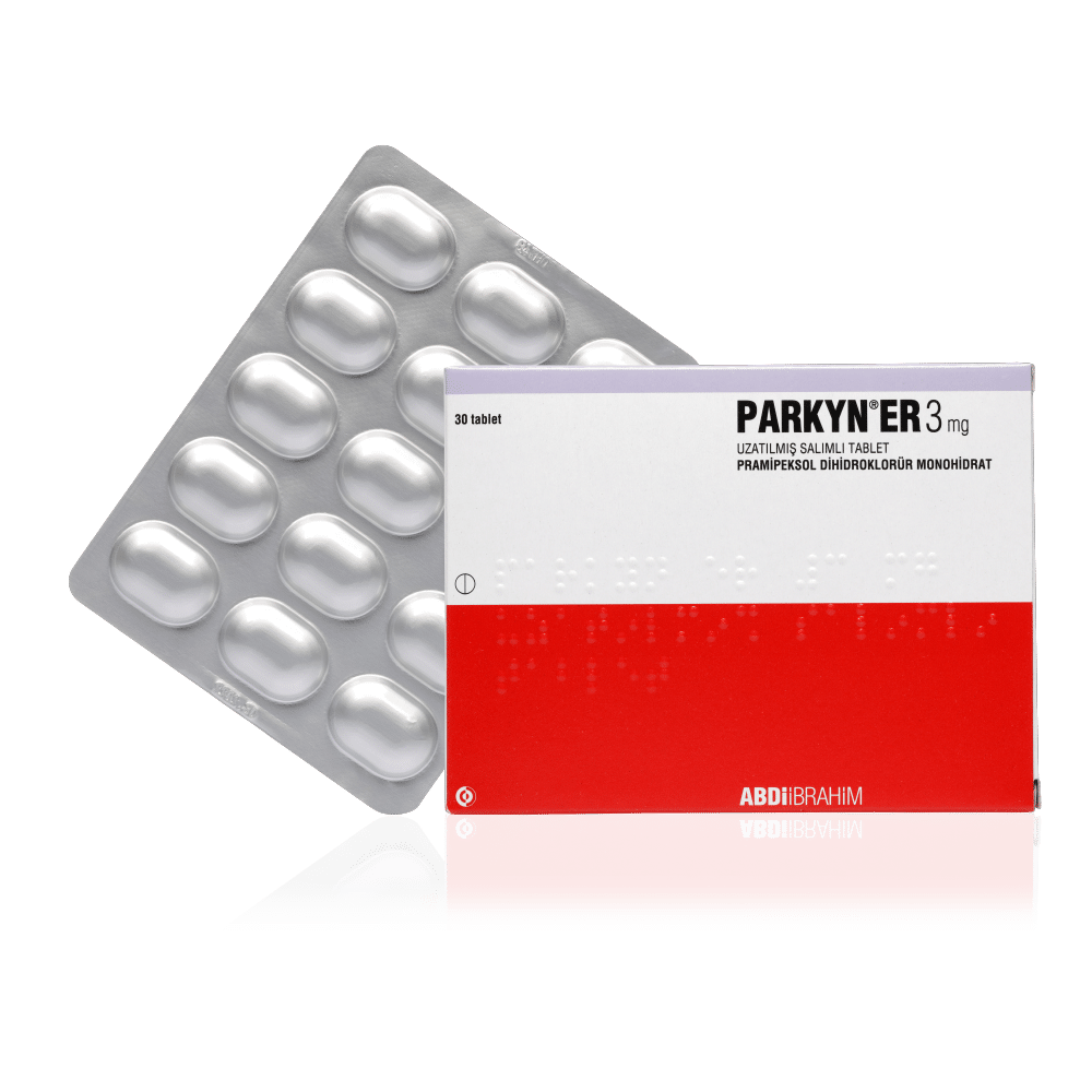 PARKYN ER 3,75 MG UZATILMIS SALIMLI TABLET (30 TABLET) 1 PARKYN ER 375 MG UZATILMIS SALIMLI TABLET 30 TABLET 24227