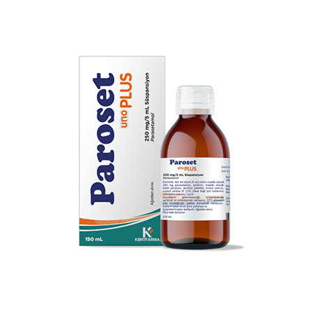 PAROSET UNO PLUS 250 MG/5 ML 150 ML SUSPANSIYON 1 PAROSET UNO PLUS 250 MG 5 ML 150 ML SUSPANSIYON 24239