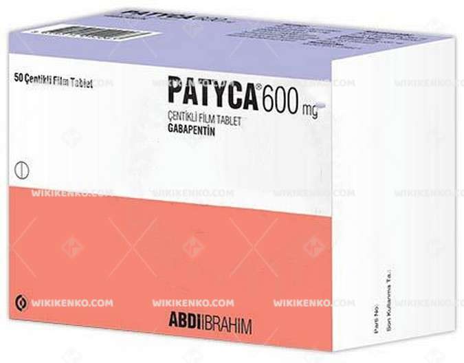 PATYCA 600 MG 50 CENTIKLI FILM TABLET 1 PATYCA 600 MG 50 CENTIKLI FILM TABLET 33193