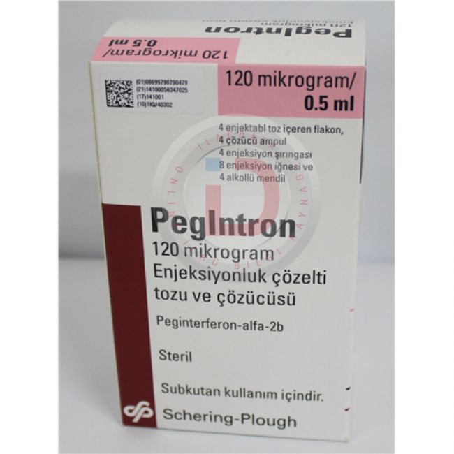 PEGINTRON 100 MCG ENJEKSIYONLUK COZELTI TOZU VE COZUCUSU 4 FLAKON 1 PEGINTRON 100 MCG ENJEKSIYONLUK COZELTI TOZU VE COZUCUSU 4 FLAKON 33261