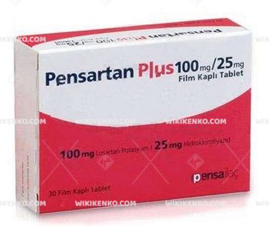 PENSARTAN 100 MG/25 MG 30 FILM KAPLI TABLET 1 PENSARTAN 100 MG 25 MG 30 FILM KAPLI TABLET 33301