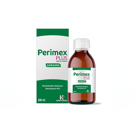 PERIMEX PLUS %0.12+%0.15 GARGARA (200 ML) 1 PERIMEX PLUS 0.120.15 GARGARA 200 ML 24326