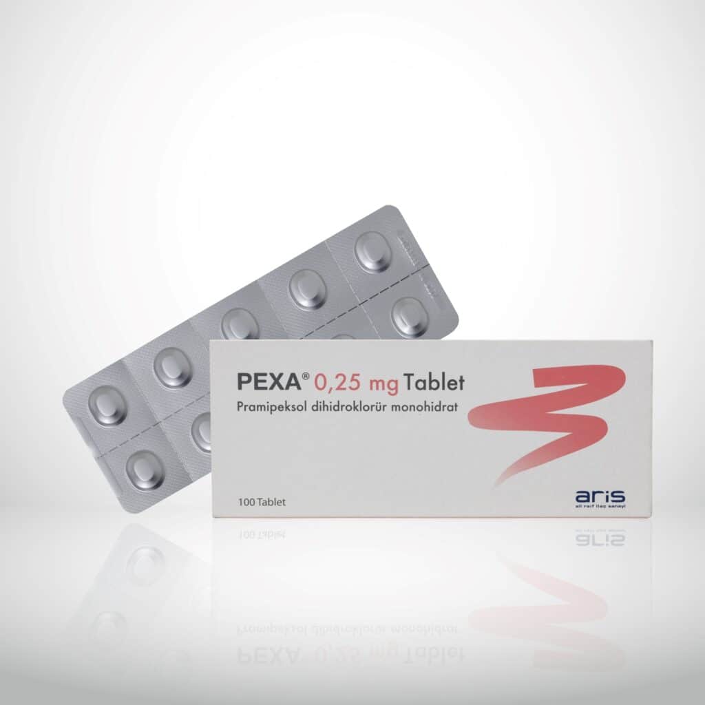 PEXA 0,25 MG TABLET (100 TABLET) 1 PEXA 025 MG TABLET 100 TABLET 24336