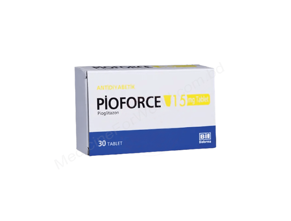 PIOFORCE 15 MG 30 TABLET 1 PIOFORCE 15 MG 30 TABLET 33390