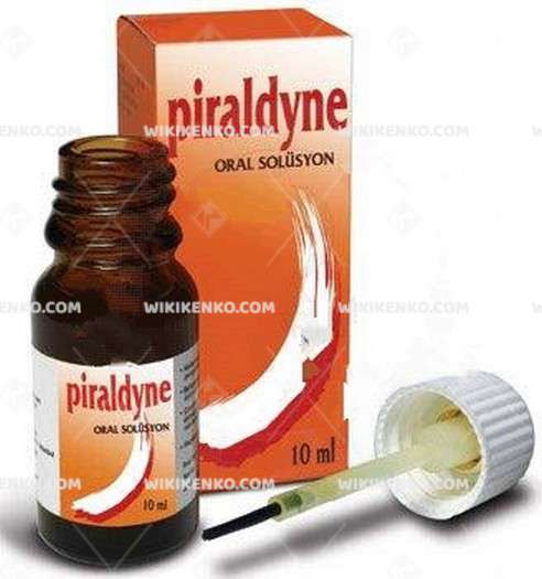 PIRALDYNE ORAL SOLUSYON 10 ML 1 PIRALDYNE ORAL SOLUSYON 10 ML 24430