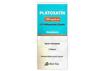 PLATOXATIN 100 MG / 20 ML I.V. INFUZYONLUK COZELTI 1 PLATOXATIN 100 MG 20 ML I.V. INFUZYONLUK COZELTI 33482