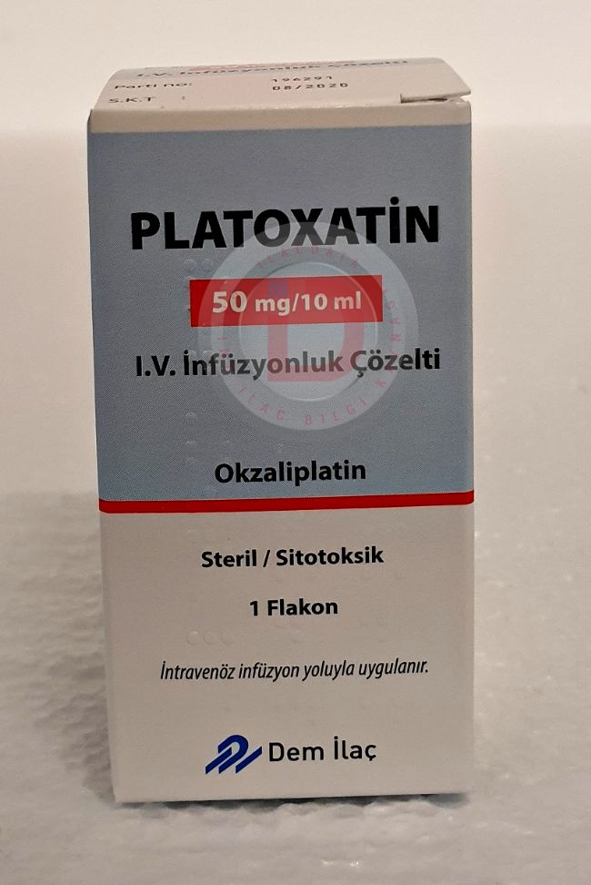 PLATOXATIN 50 MG / 10 ML I.V. INFUZYONLUK COZELTI 1 PLATOXATIN 50 MG 10 ML I.V. INFUZYONLUK COZELTI 33484
