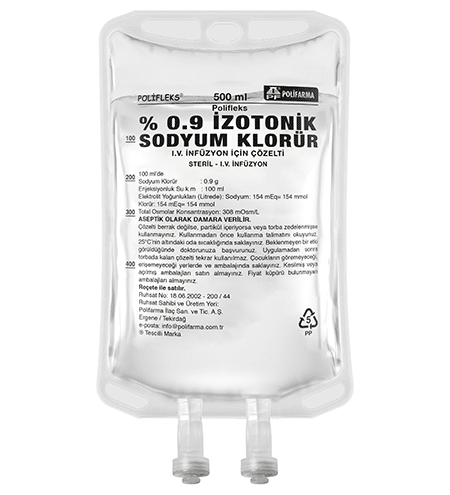 POLIFLEKS %0.9 IZOTONIK 100 ML SOLUSYON 1 POLIFLEKS 0.9 IZOTONIK 100 ML SOLUSYON 24521