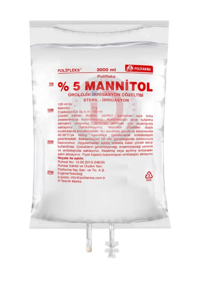 POLIFLEKS 5 MANNITOL UROLOJIK IRRIGASYON COZELTISI 3000 ML SETLI 24604