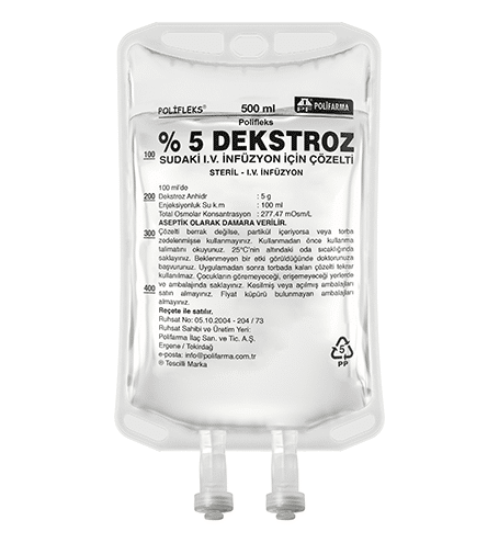 POLIFLEKS DEKSTROZ 1000 ML SOL SETSIZ 24527